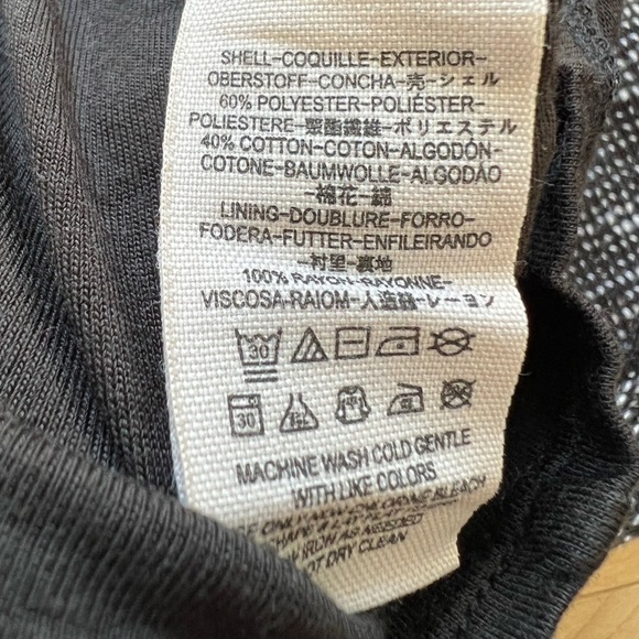 Free People Holly Go Lightly Black and white tweed pull on mini skirt size XS - Picture 11 of 11